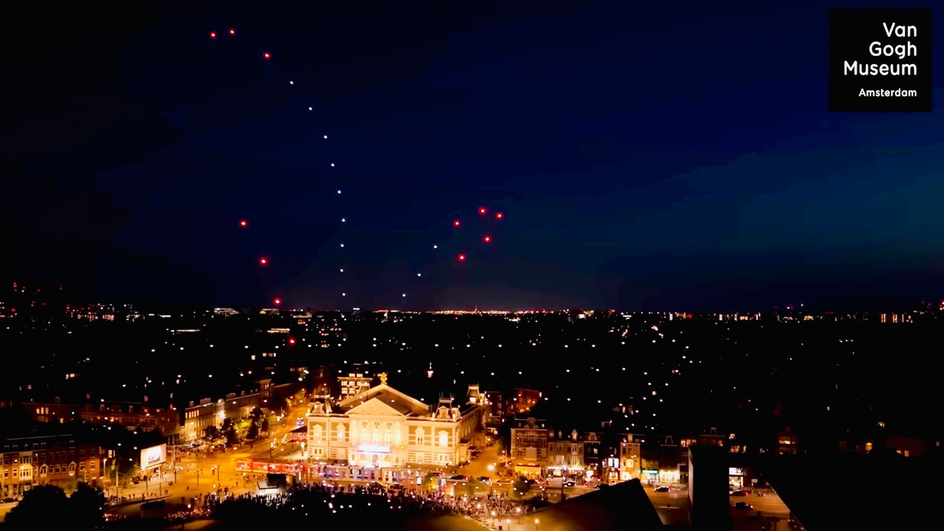 Van Gogh Art Comes to Life in the Sky for Museum 50th Anniversary Celebration