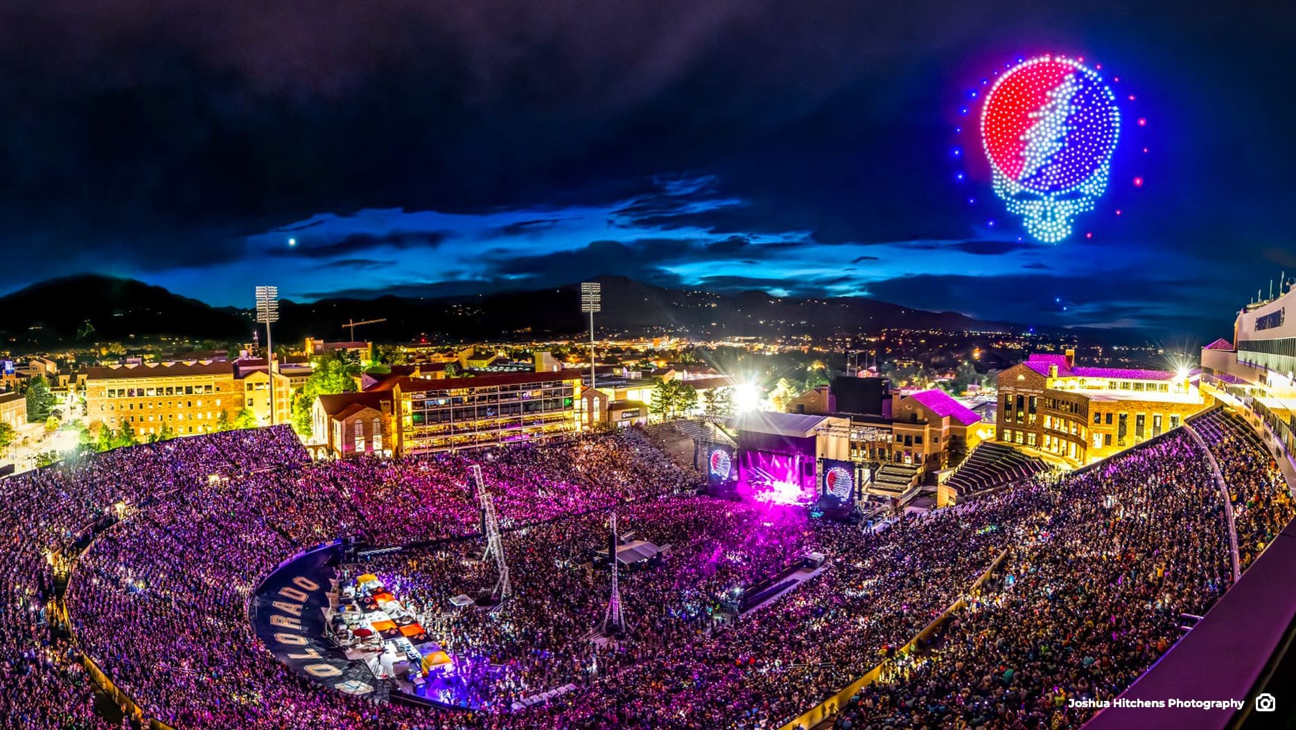 Dead & Company Celebrate Final Tour with Mind Blowing 600 Drone Sky Story